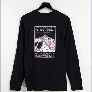 Mt Everest Long Sleeve Mens Shirt 